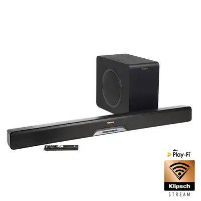 Klipsch RSB-14 Wireless Subwoofer W/ Sound Bar, View more