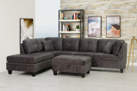 L Shape Sectional with Storage Ottoman for only $699.