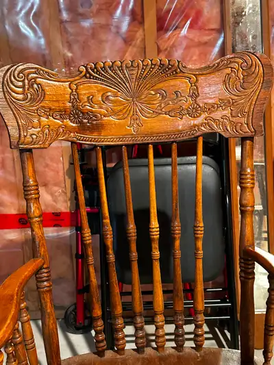 Antique pressback chairs, View more