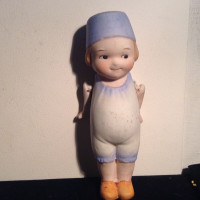 Antique Jointed Bisque Doll