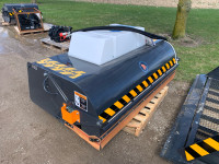 Unused 72” skidsteer box seeeper with dust suppression. 