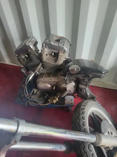 Have a couple sets of fenders gas tanks and a frame exhauste and a motor and trans willing to sell s...