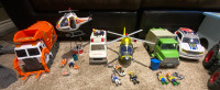 ($400) Huge Playmobil Set, Bruder and Dickie Toys etc.