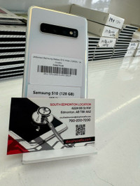 UNLOCKED SAMSUNG S10 (128GB) WITH  ONE YEAR    WARRANTY