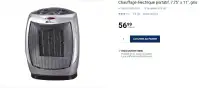 Chaufferette chauffage portatif 1500W portable electric heater