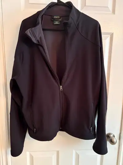 L L Bean men's fleece lined nylon jacket (large), View more