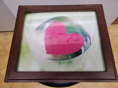 Footed Storage Wooden Fabric Lined Box A box to store jewelry or other trinkets Remove liner for a l...