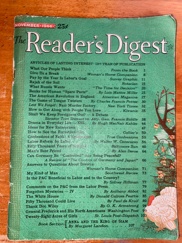 Assorted Vintage Reader’s Digest Magazines  in Arts & Collectibles in Cornwall - Image 2