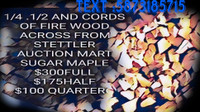 Maple fire wood for sale