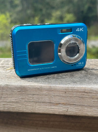 4K Waterproof Dual Screen Video Camera - Brand New