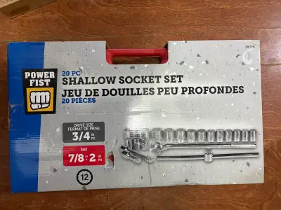 power fist 20pc socket set, View more