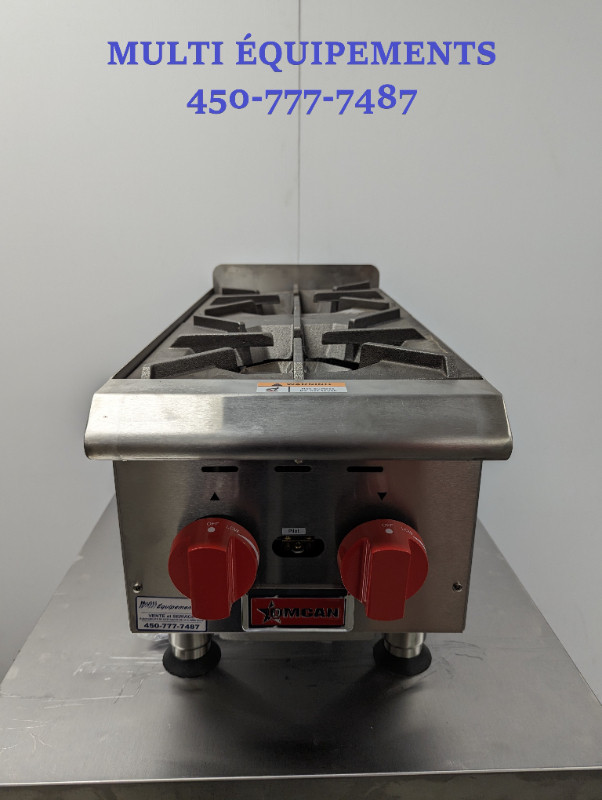 BRULEUR 2 RONDS AU GAZ / OMCAN / GAS HOT PLATE 2 BURNERS in Stoves, Ovens & Ranges in Granby