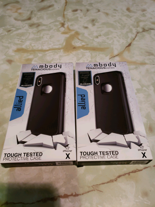 iPhone 6,7,8, X & Xs Dual-Layer Protection Molded ProtectiveCase in Cell Phone Accessories in Guelph - Image 2