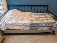 Trundle Bed w 2 mattresses 