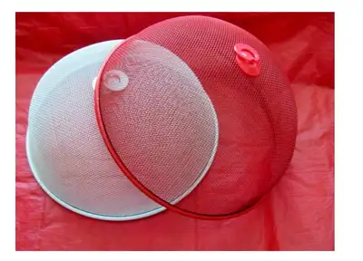 MESH DOME FOOD COVERS – 35 cm – Red or White, View more