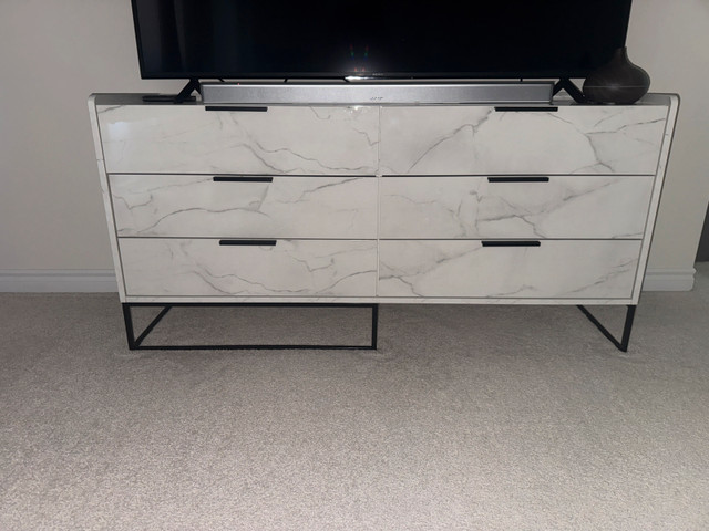 Osaze 6 Drawer 61" W Double Dresser in Dressers & Wardrobes in Oshawa / Durham Region