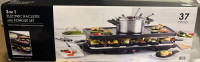 Raclette Table Grill, Electric Indoor Grill BBQ Brand New