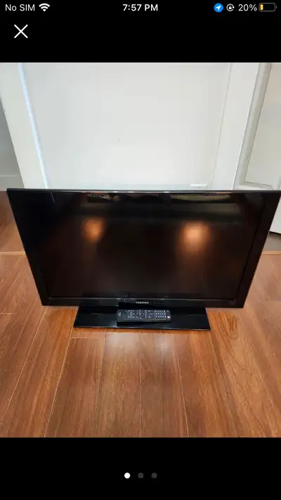 Toshiba 32”  tv  remote DVD player , View more