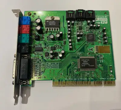 Creative Labs Sound Blaster 128 PCI CT4750 4 Channels 16bit 48KH, View more