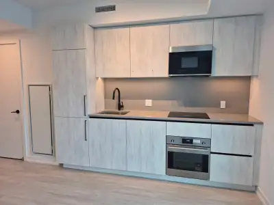 Brand new studio! Located in the historic Distillery District in Toronto. Open concept kitchen, floo...