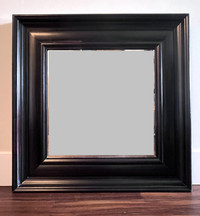 Large Black Decorator Mirror in very good condition
