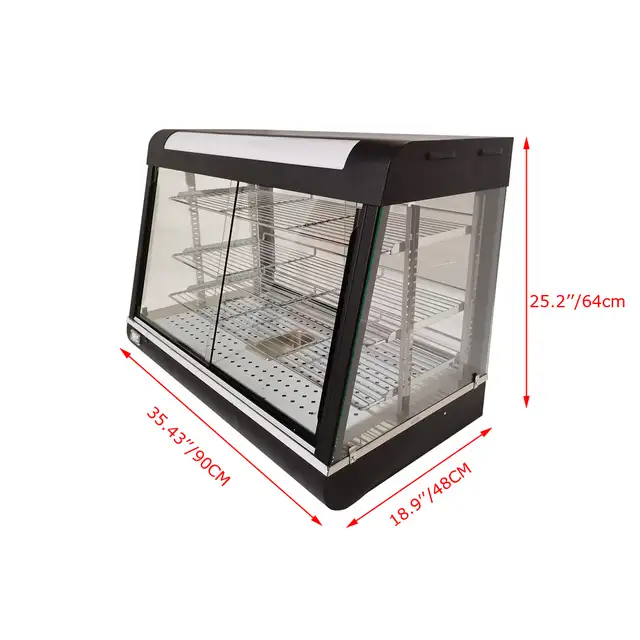 35in Food Display Cabinet Egg Tart Heat Insulation Warmer 122088 in Other in City of Toronto - Image 3