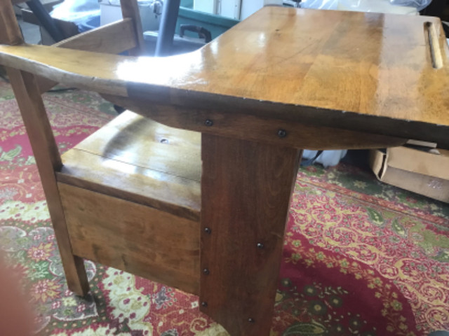 Vintage School Desk, from 1960s in Arts & Collectibles in Bridgewater - Image 4