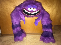Disney Store Monsters Inc. University Art Purple Plush Doll