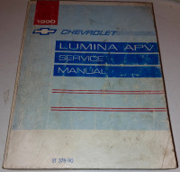1990 LUMINA APV Chevrolet Service Manual