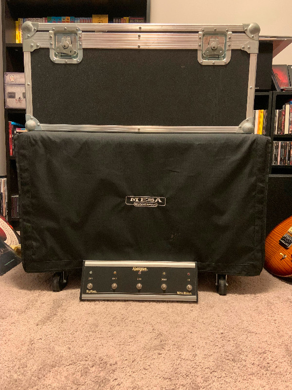 Mesa Boogie Triple Rectifier Half Stack Package With Road Case in Amps & Pedals in Calgary - Image 2