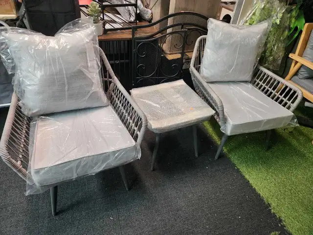 3 Pieces Patio Set - Early Bird Sale in Patio & Garden Furniture in Markham / York Region - Image 4