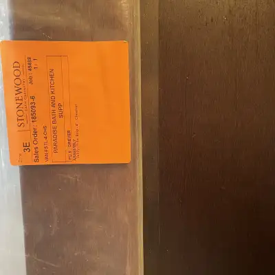 Brand new, factory sealed, 4” vanity filler strip Made in Barrie ON by Stonewood Bath & Cabinetry Ch...
