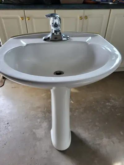 2 Pedestal Sink With Faucet, View more