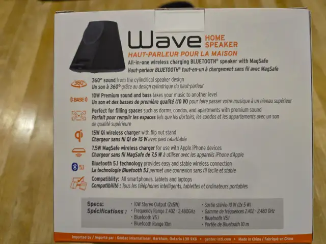 IQ Wave Speaker with Wireless Charger in Cell Phone Accessories in Gatineau - Image 3