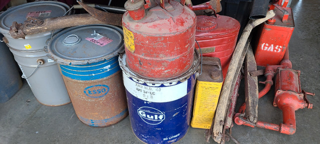 Vintage Gas Cans & Fire Extinguishers in Arts & Collectibles in St. Albert