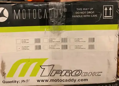 Motocaddy M1 PRO DHC 36 hole round battery, View more
