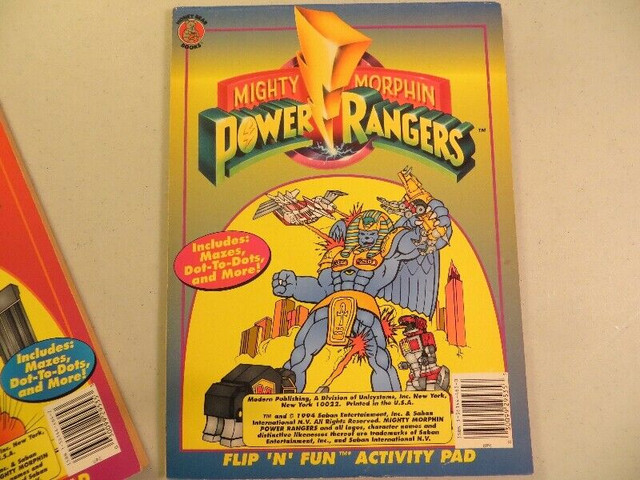 POWER RANGERS ACTIVITY / COLORING BOOKS in Toys & Games in Belleville - Image 3