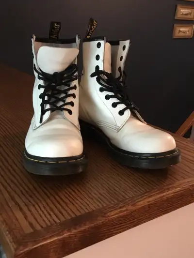Doc Martens Boots White Womens’ Size 8US or 38EU, View more