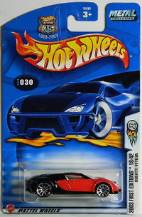 Hot Wheels 1/64 Bugatti Veyron 2003 First Editions Diecast