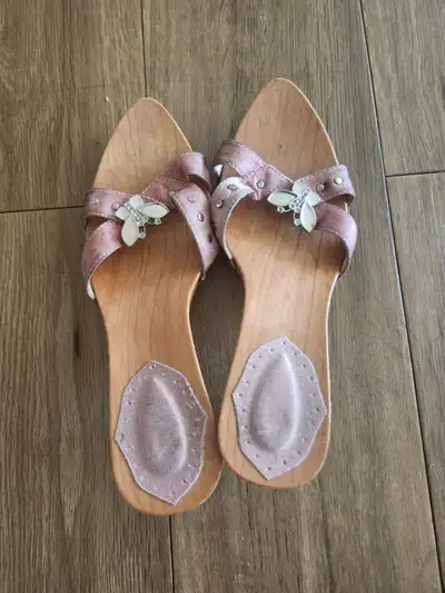 Women's Wooden Clog Sandals, View more