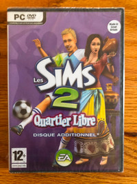 NEUF : Les Sims 2 Quartier Libre Sur PC / Jeu Disque Additionnel