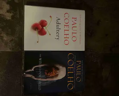 I'm offering two Paulo Coelho novels: 'Adultery' and 'The Witch of Portobello'. Both are in good con...