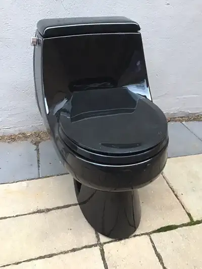 Black one piece toilet , top of the line, View more