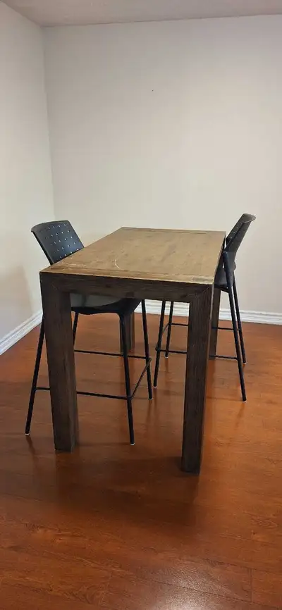 High Wooden bar  / dining / coffee table  ***MUST BE GONE BY AUG, View more