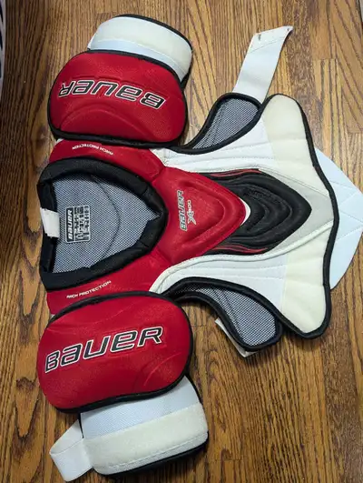 Bauer Hockey Shoulder, elbow pads Junior size Large, Neck guard , View more