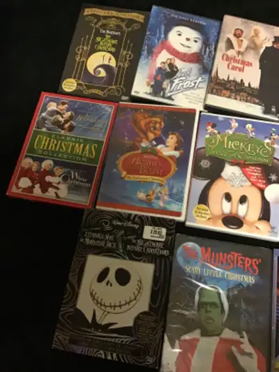 DVD Christmas movies The Santa trap brand new sells for $40 selling for $20 A Christmas Carol George...