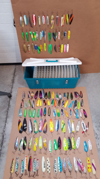 Fishing Lures and Tackle box