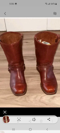  MOTO AND COWBOY BOOTS MEN'S SIZE 11 WORN TWICE VERY CLEAN LIKE 