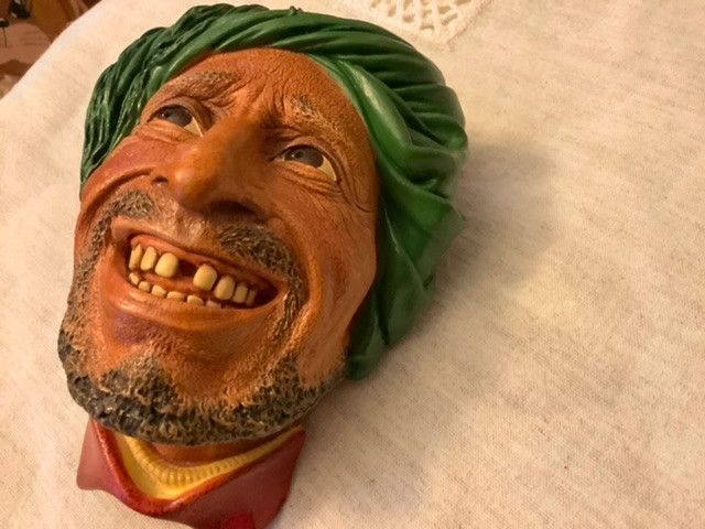 Vintage Bosson Head “Kurd” Chalkware Wall Art in Arts & Collectibles in Belleville - Image 4
