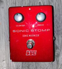 BBE Sonic Stomp Maximizer guitar pedal 